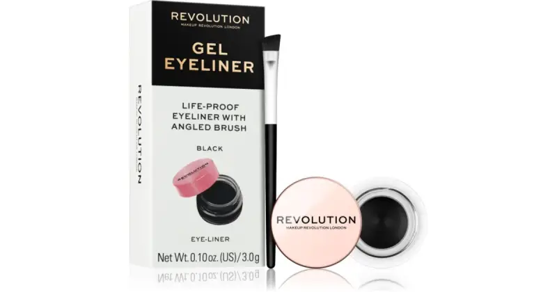 Eyeliner Pot in gel con pennellino colore nero 3 g