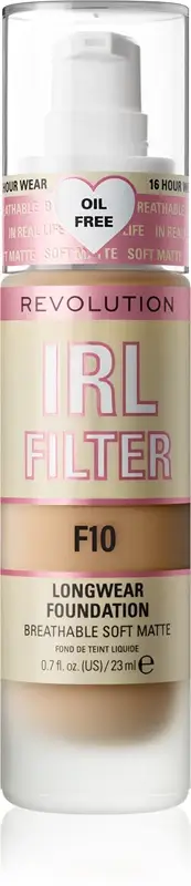 IRL Filter fondotinta opacizzante lunga tenuta colore F10 23 ml