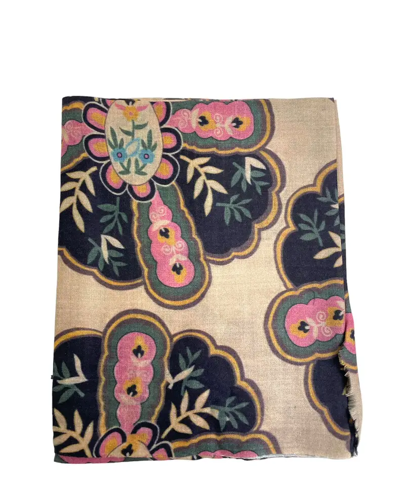 Sciarpa Donna Autunno/inverno | Soreca Shop Online Napoli Fantasia floreale beige