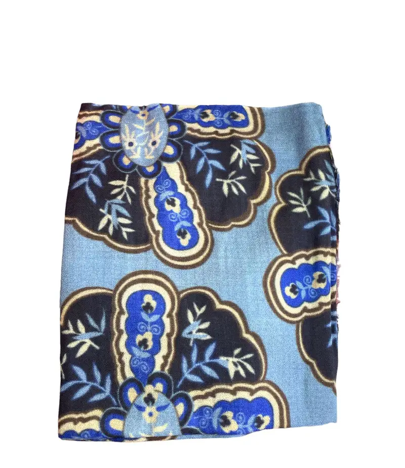 Sciarpa Donna Autunno/inverno | Soreca Shop Online Napoli Floreale celeste