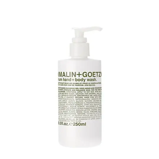 Malin + goetz Rum bagnodoccia e detergente mani