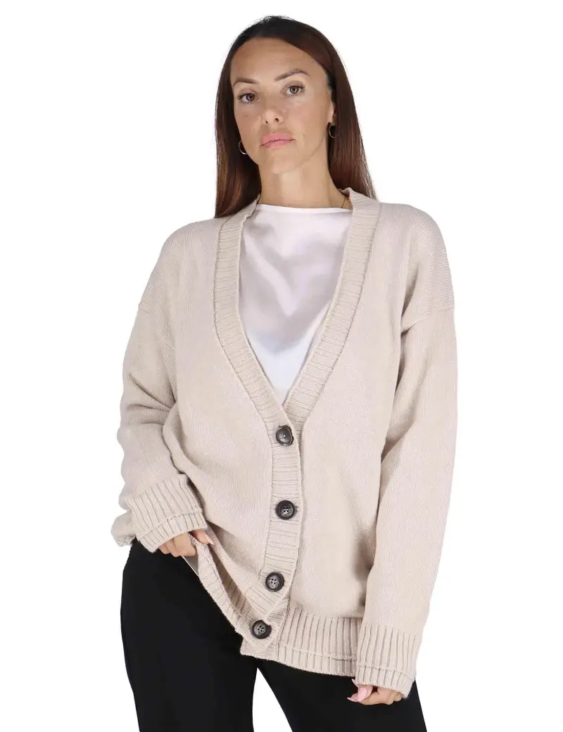 Maliparmi Cardigan Donna Beige 3190317