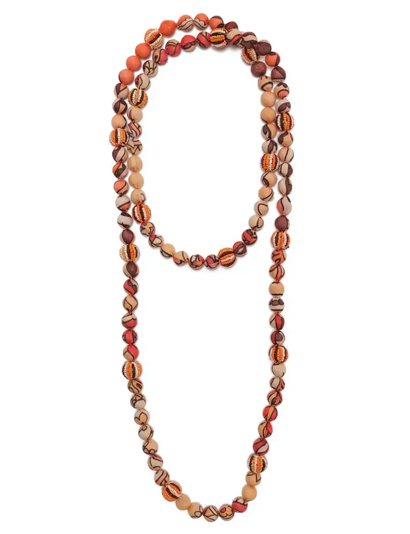 Collane Sunset Paisley in perle beige Donna TC053292074 B1294