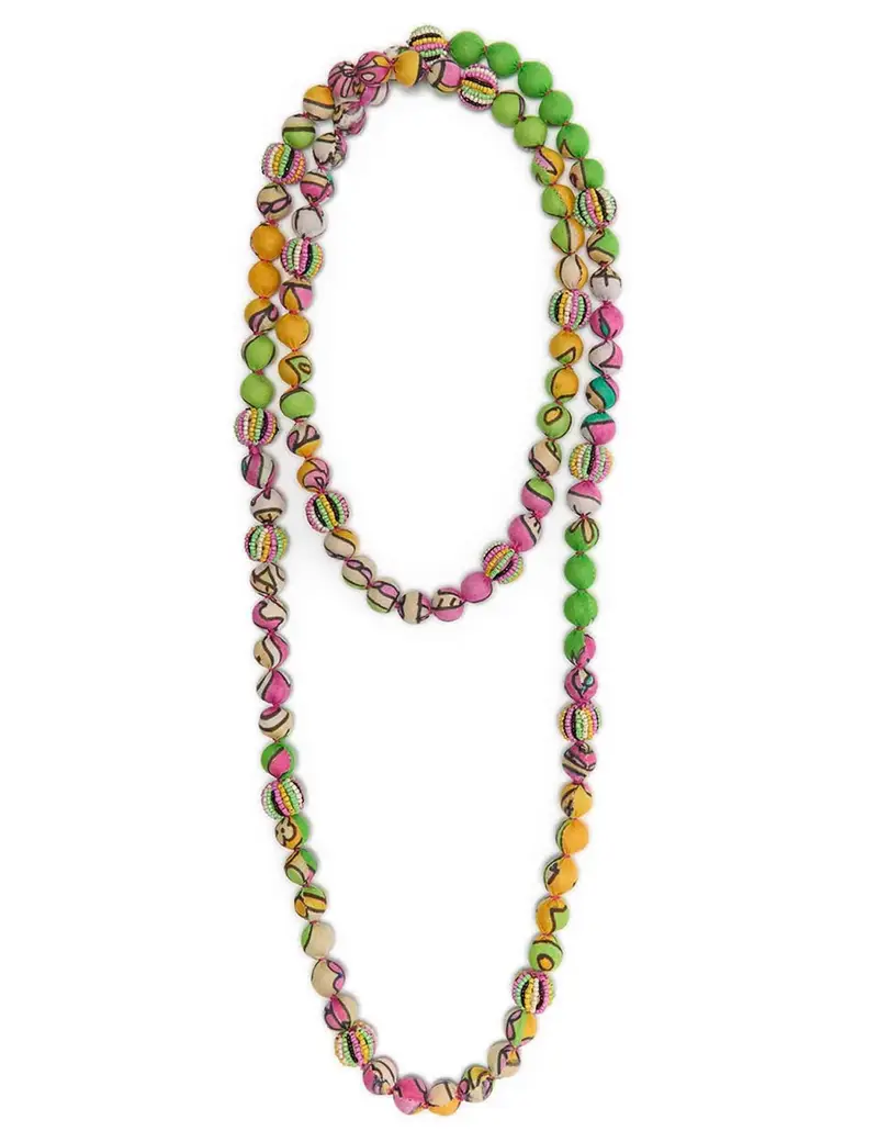 Collane Sunset Paisley in perle verdi Donna TC053292074 D6089