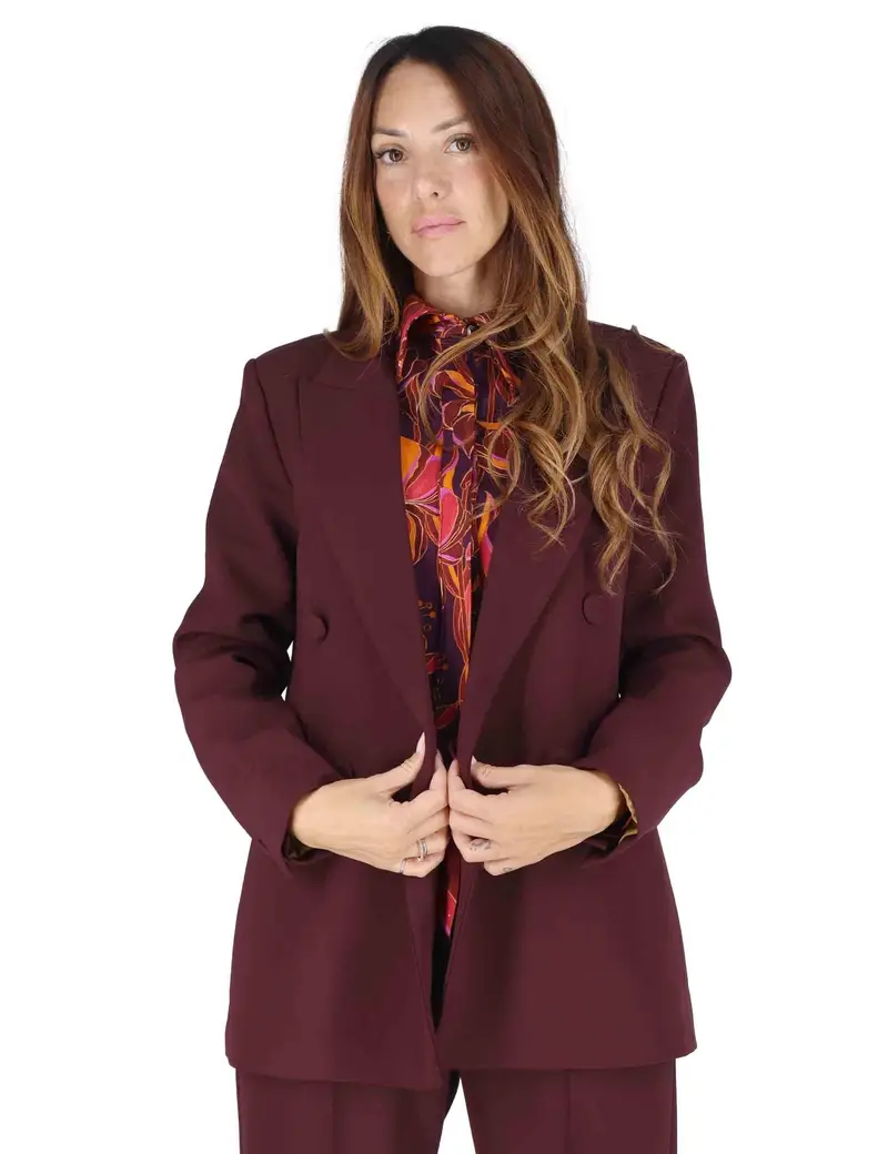 Giacche Cady in tessuto bordeaux Donna JD647050658 50022
