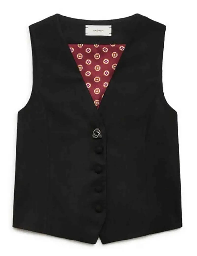 Maliparmi Gilet Donna Nero 3845199