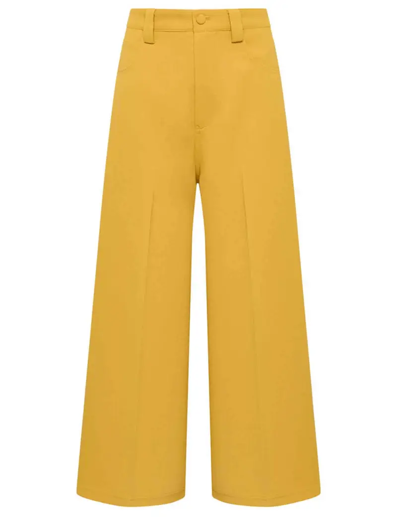 Pantaloni Sable in crepe senape Donna JH804050166 70013