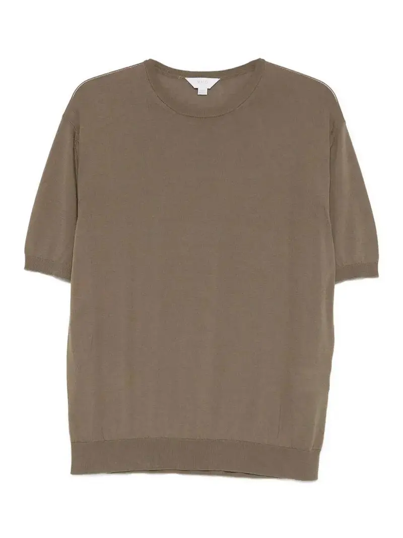 Girocollo in cotone Verde