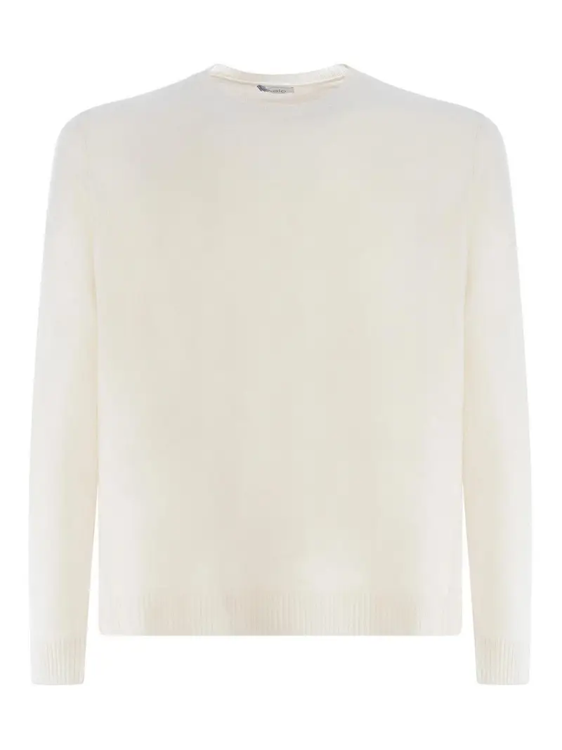 Maglia In Lana Vergine Bianco