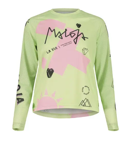 BaldoM. - maglia MTB maniche lunghe - donna Green