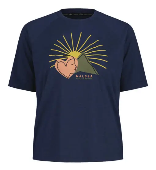 Maloja T-shirt Donna Blu 4115138