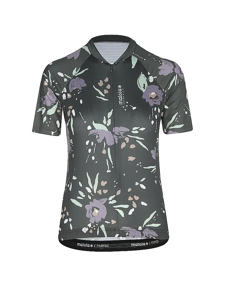 Maglia da ciclismo da donna VilsaM verde scuro | M