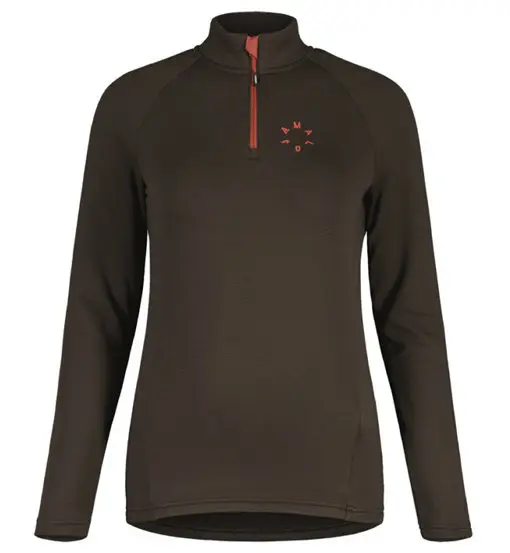 NaspaeM - felpa in pile - donna Brown