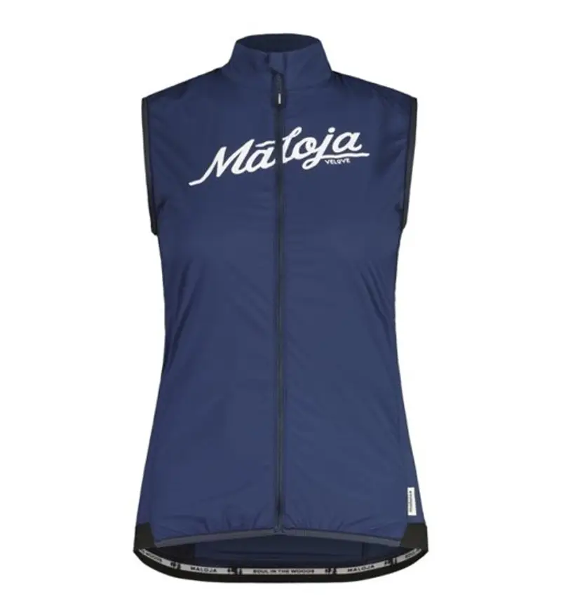 Maloja Gilet Donna Blu 2408042