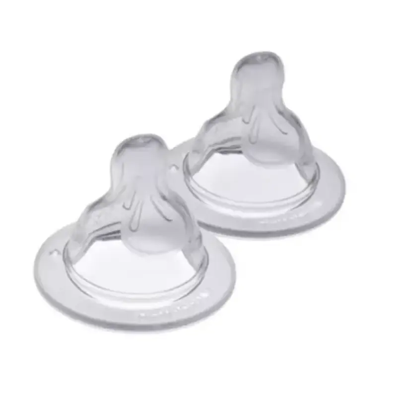 tettarelle in silicone flusso lento 2 pezzi