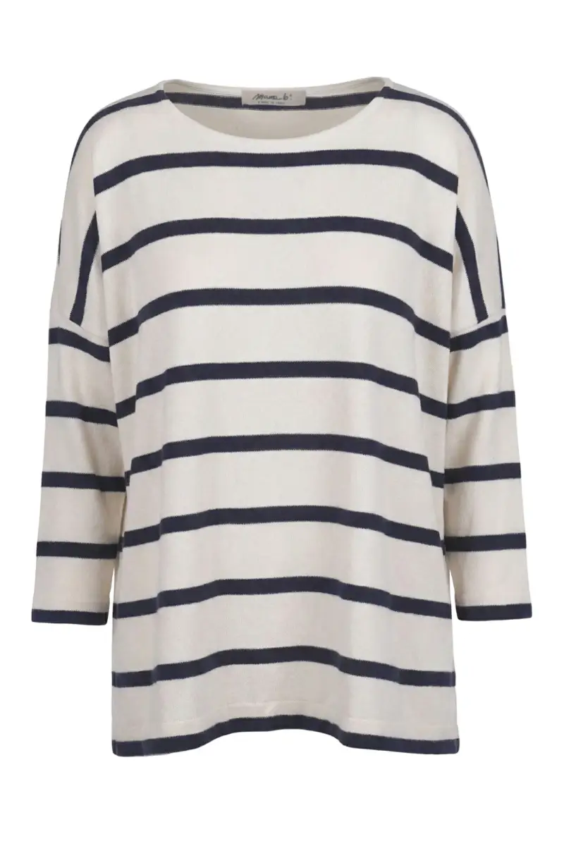 Maglia - 471382 - Latte/Blu