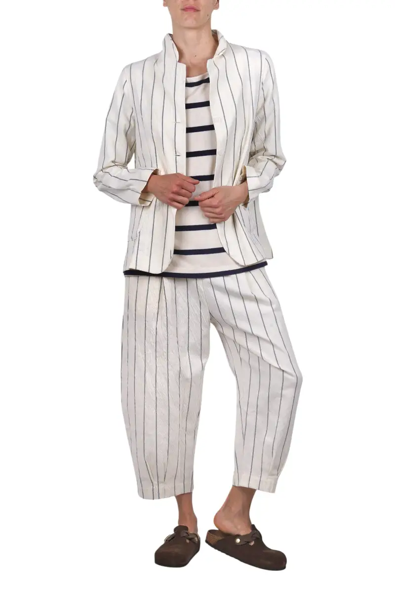 Pantalone - 471427 - Latte/Blu miniatura 2