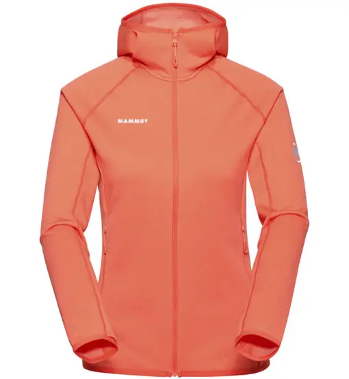 Aconcagua ML Hooded - felpa in pile - donna Orange
