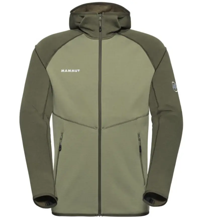 Aconcagua ML Hooded - felpa in pile - uomo Green