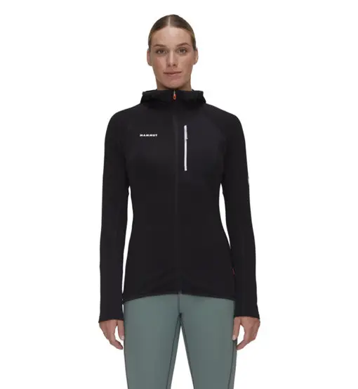Aenergy Light ML Hooded - felpa in pile - donna Black