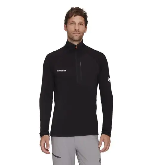 Aenergy Light ML Hooded - felpa in pile - uomo Black