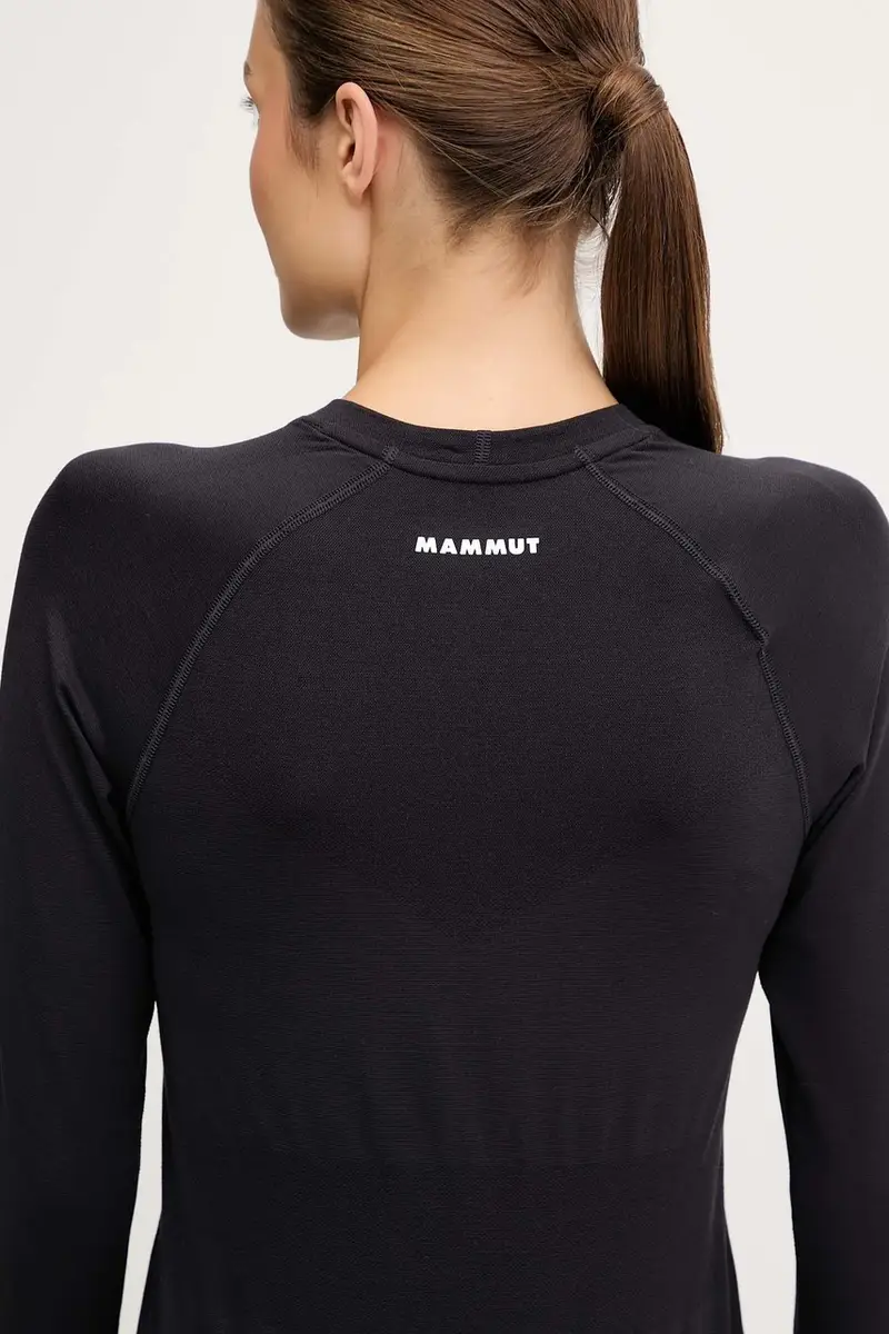 camicetta a maniche lunghe funzionale con lana Trift colore nero 1016.01080 miniatura 5