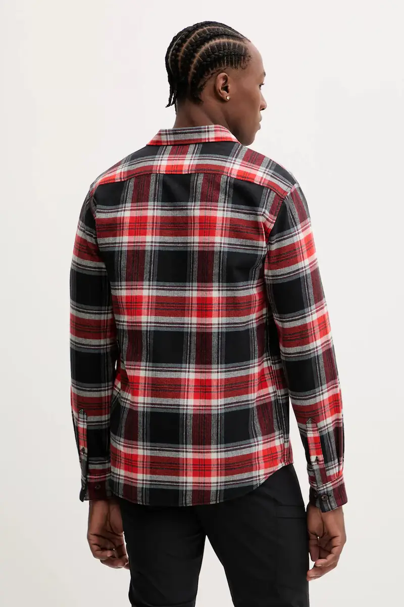 camicia in cotone Trovat uomo colore rosso 1015.01351 miniatura 3