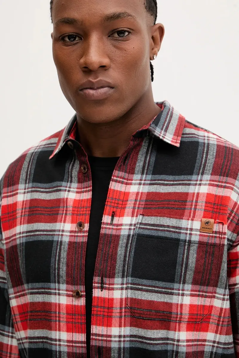 camicia in cotone Trovat uomo colore rosso 1015.01351 miniatura 4