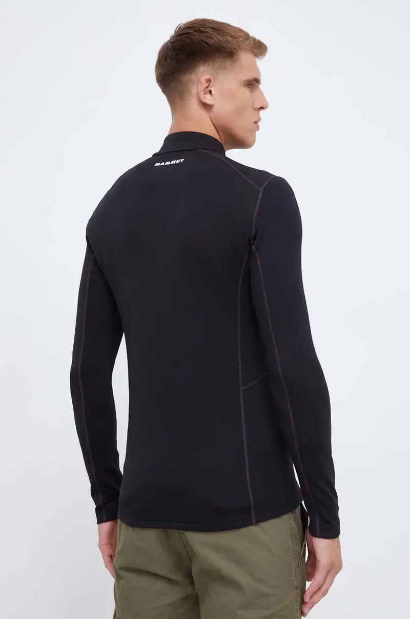 felpa da sport Aenergy ML Half Zip Nero miniatura 3
