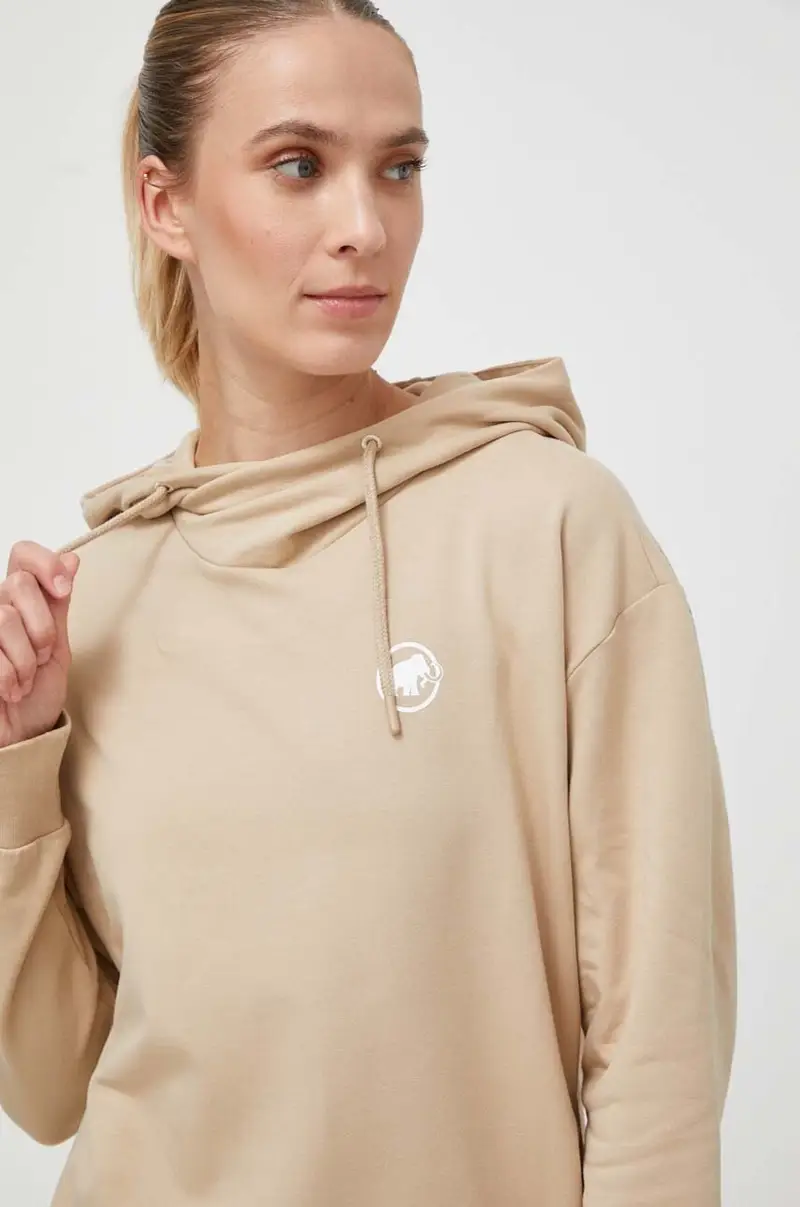 felpa tuta ML Hoody Original con cappuccio Beige miniatura 4