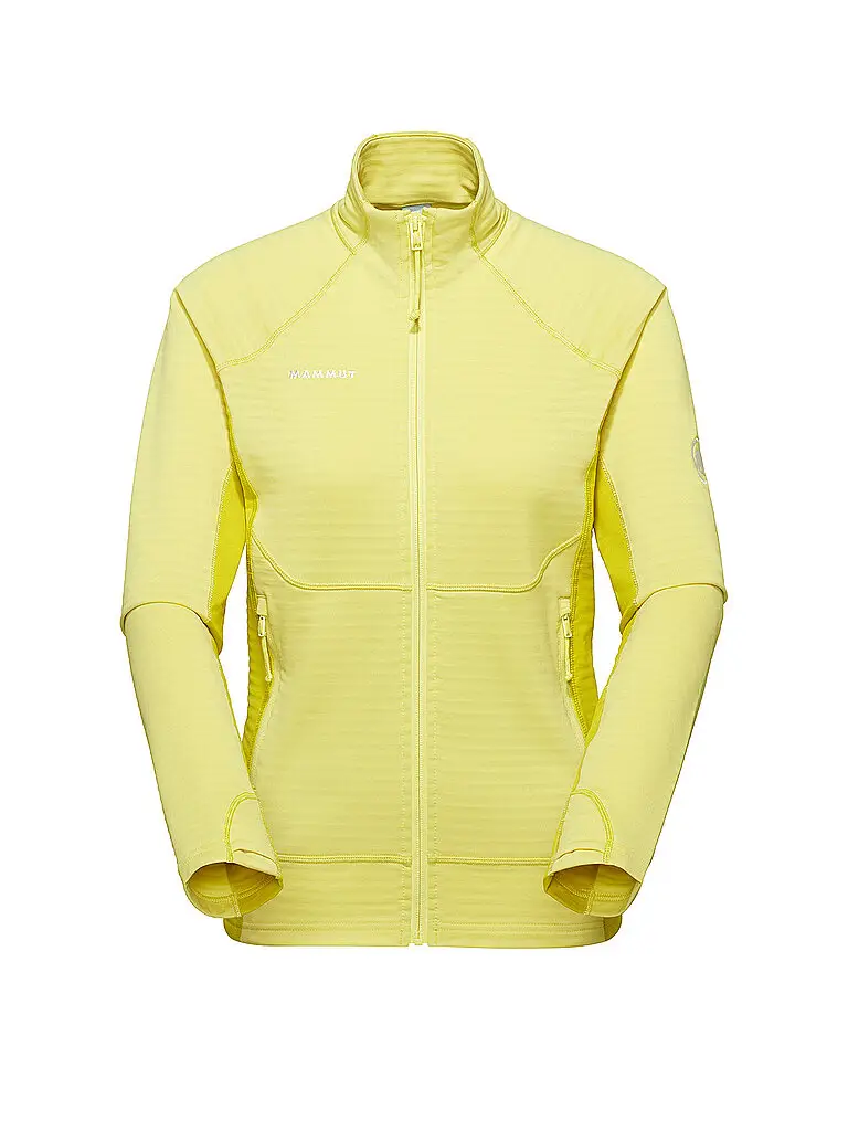 Giacca in pile da donna Taiss giallo | XS