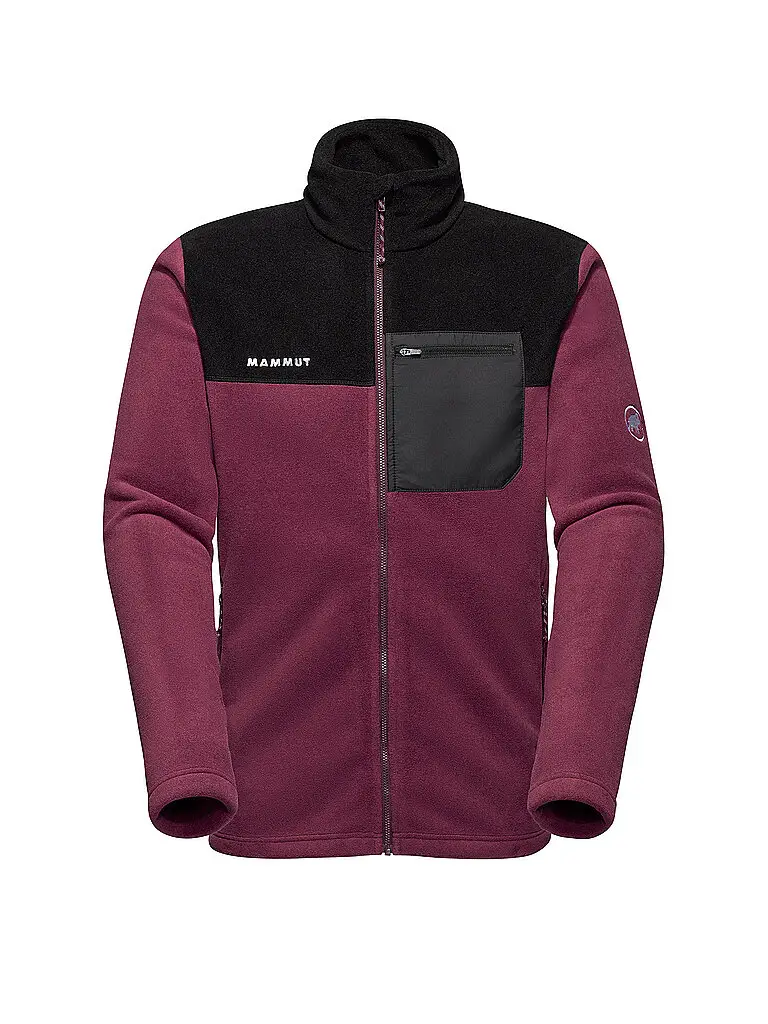 Giacca in pile da uomo Innominata Polartec rosso scuro | M