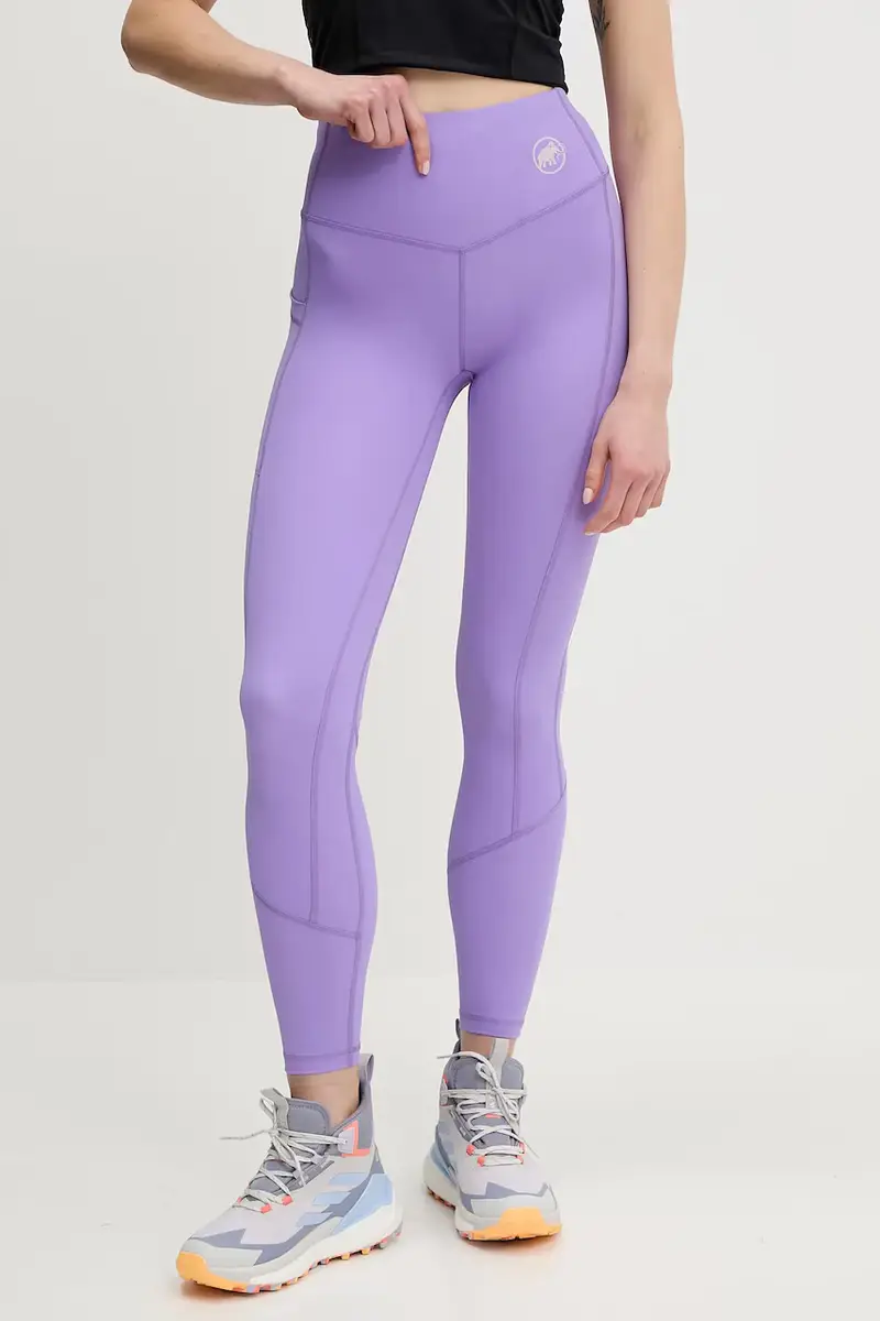 leggings sportivi Massone colore nero Violetto