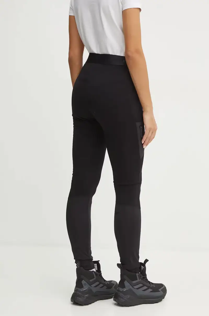 leggins sportivi Aconcagua donna colore nero con applicazione 1022.00224 miniatura 3