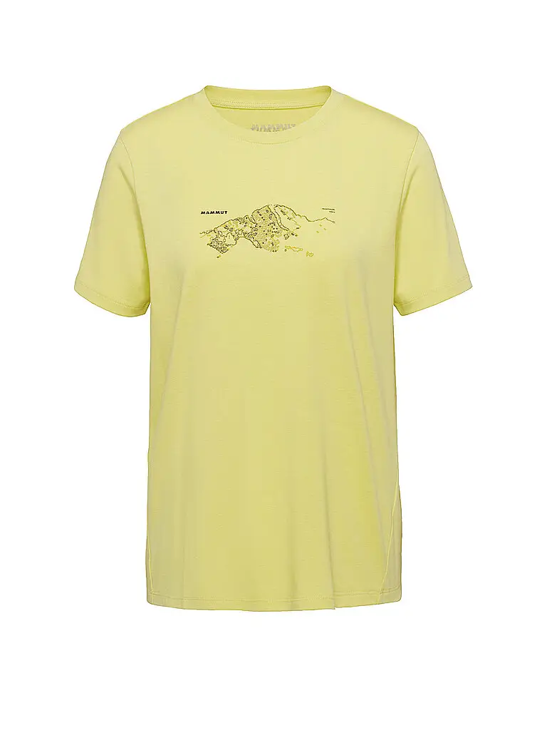 Maglietta funzionale da donna Mountian Fruendenhorn giallo | S