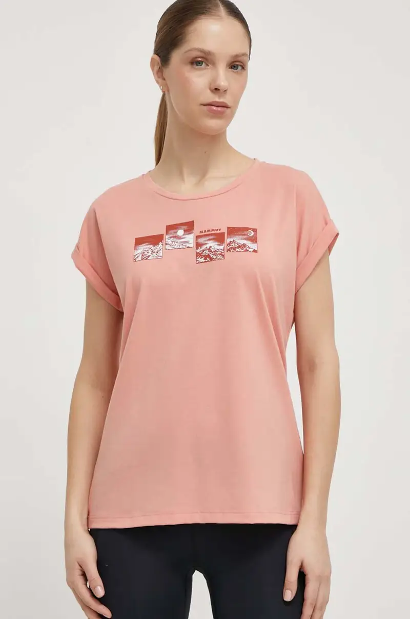 maglietta sportiva Mountain colore rosa miniatura 4