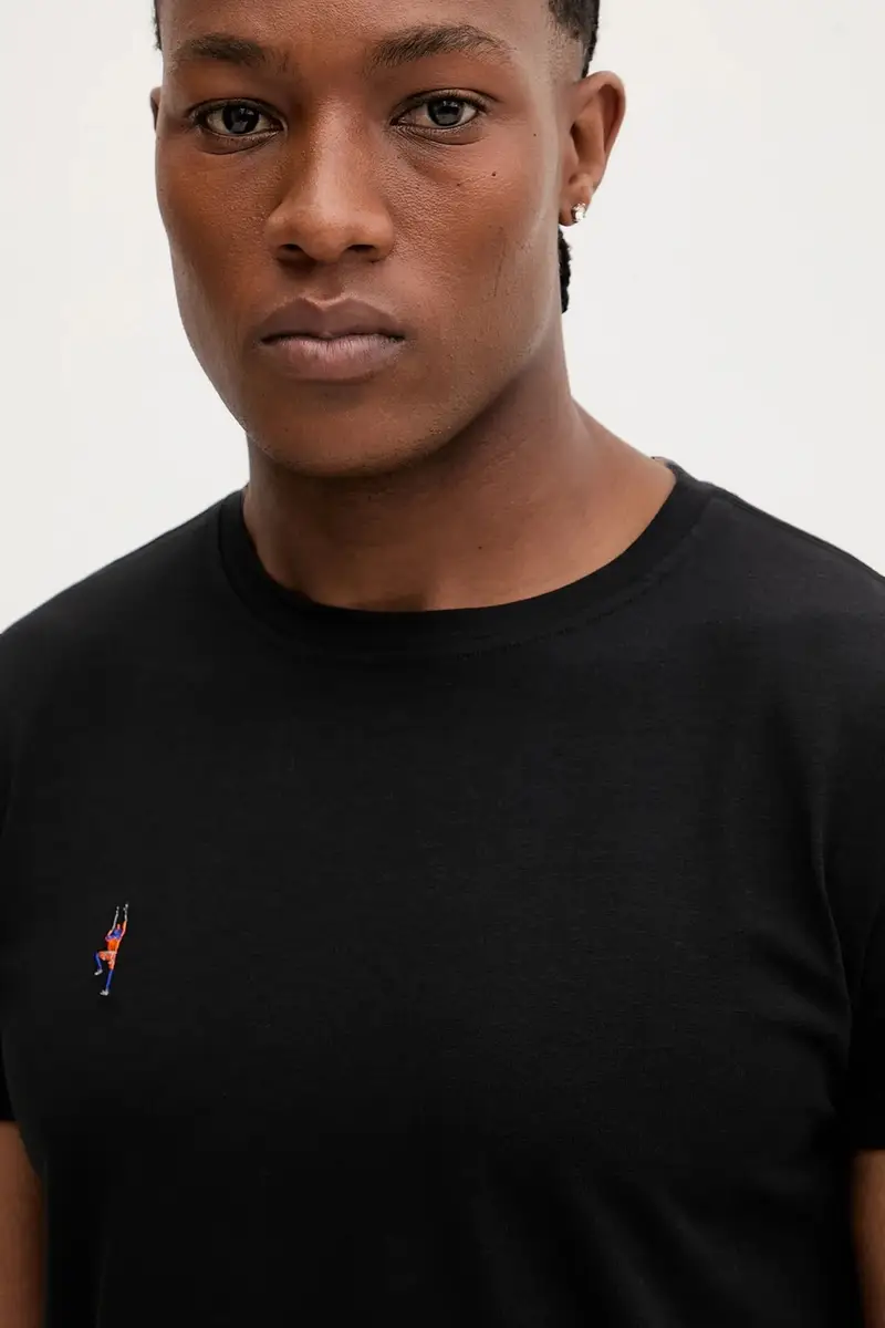 maglietta sportiva uomo colore nero 1017.06800 miniatura 4