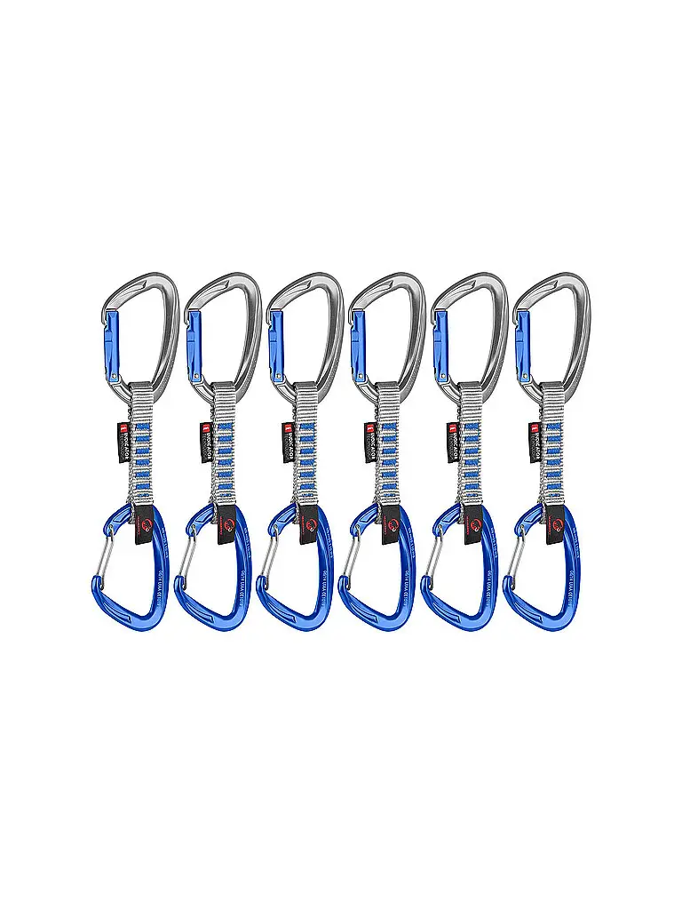 Set da 6 Crag Keylock Wire 10 cm Indicator Express argento