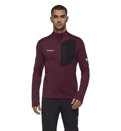 Taiss Light ML - felpa in pile - uomo Dark Red