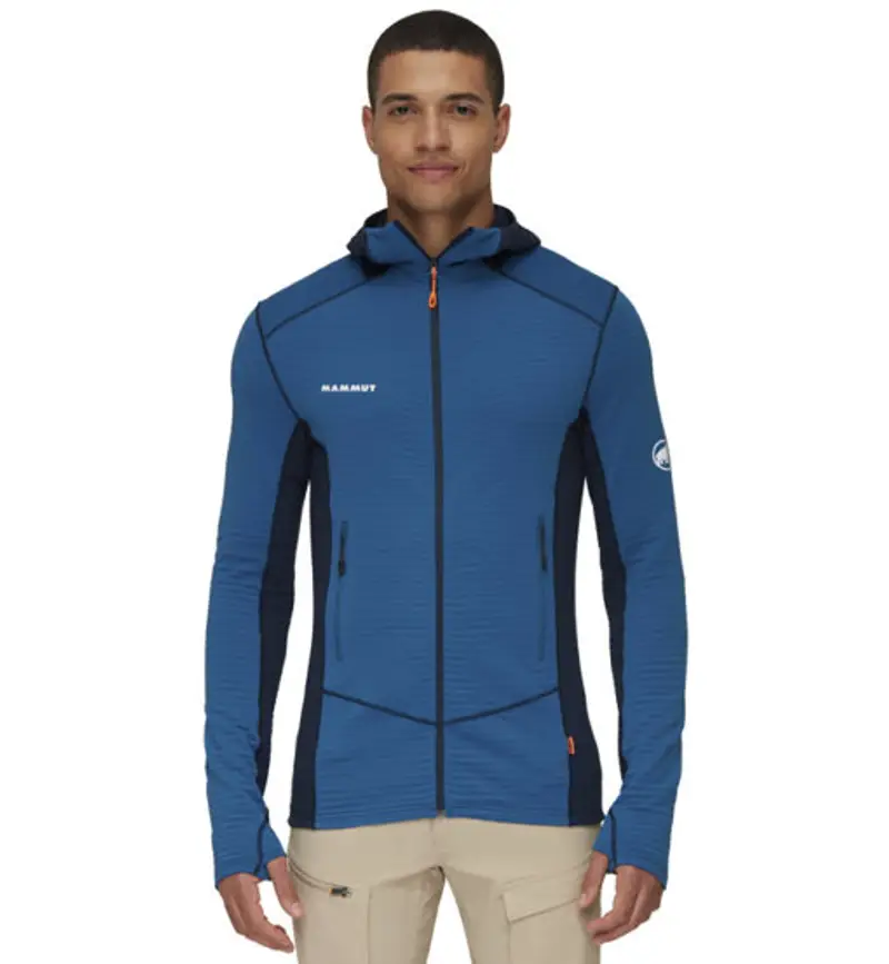 Taiss Light ML Hooded Jkt M - felpa in pile - uomo Blue