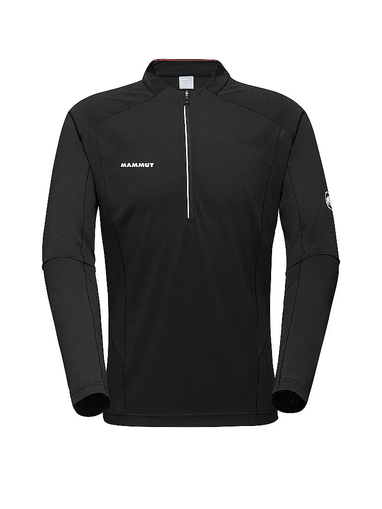 Zipshirt da uomo Aenergy per escursioni nero | L