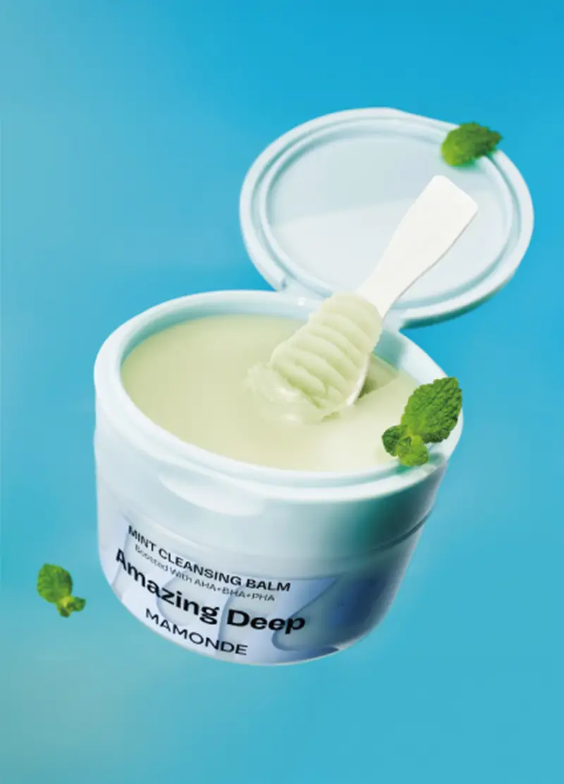Mamonde Cleansing Balm 90ml - Skincare Coreana, Donna, Verde miniatura 2
