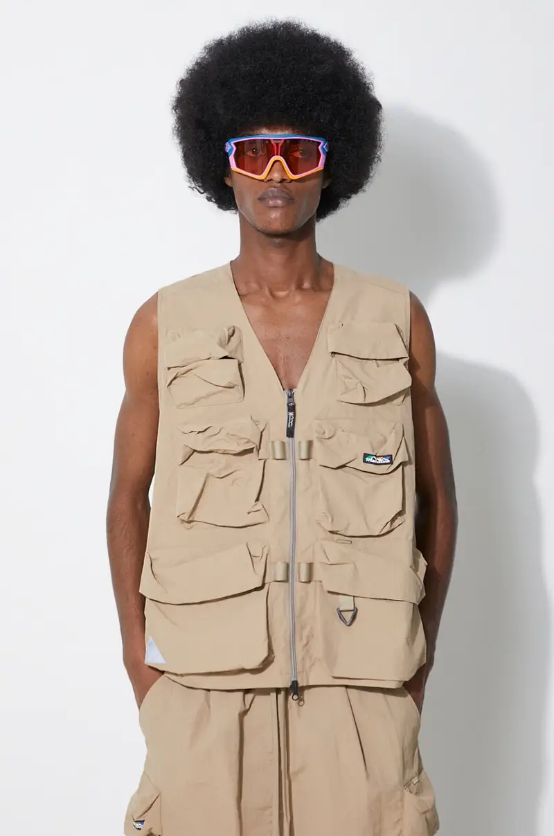 smanicato River Vest uomo colore beige 7924157002