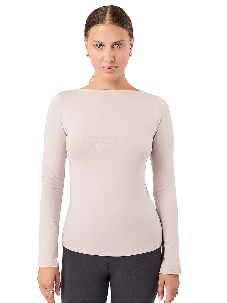 Maglietta da yoga basic da donna crema | M