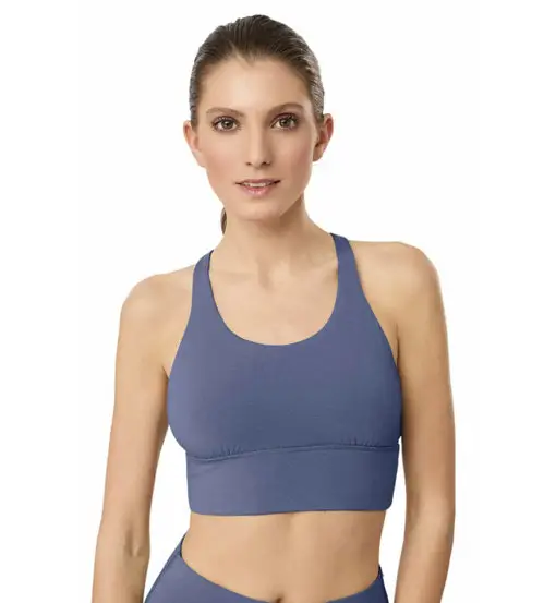 New Studio W - reggiseno sportivo basso sostegno - donna Blue