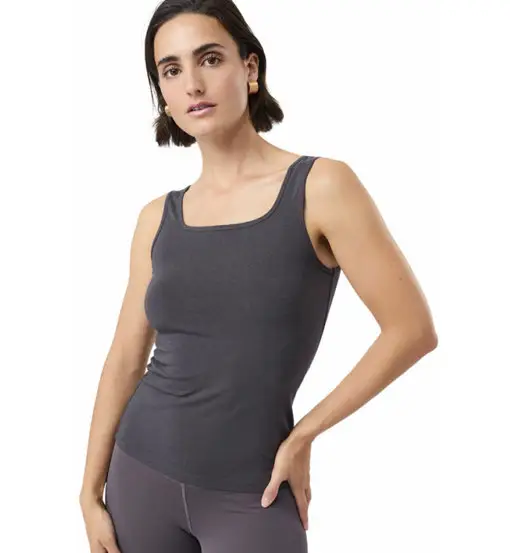 Simple W - top - donna Dark Purple