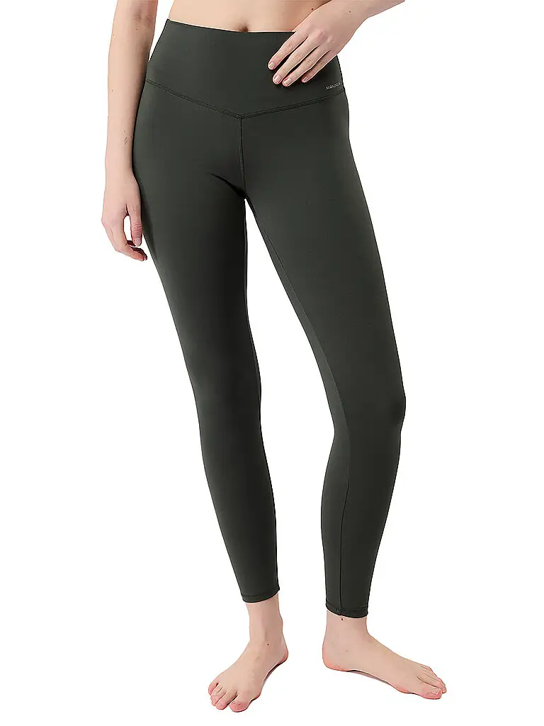 Yogatight da donna On Point verde scuro | XS
