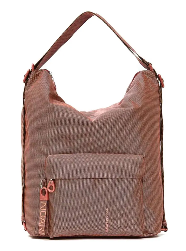 Borsa a spalla zaino Mandarina Duck MD20 MT09 Pecan Nut