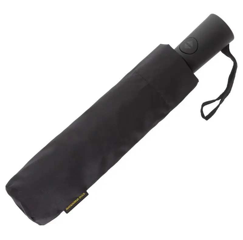 Ombrello pieghevole automatico Mandarina Duck Nero
