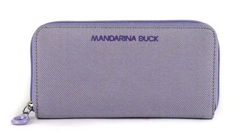Portafoglio donna con zip Mandarina Duck MD20 MPN1 Lavander
